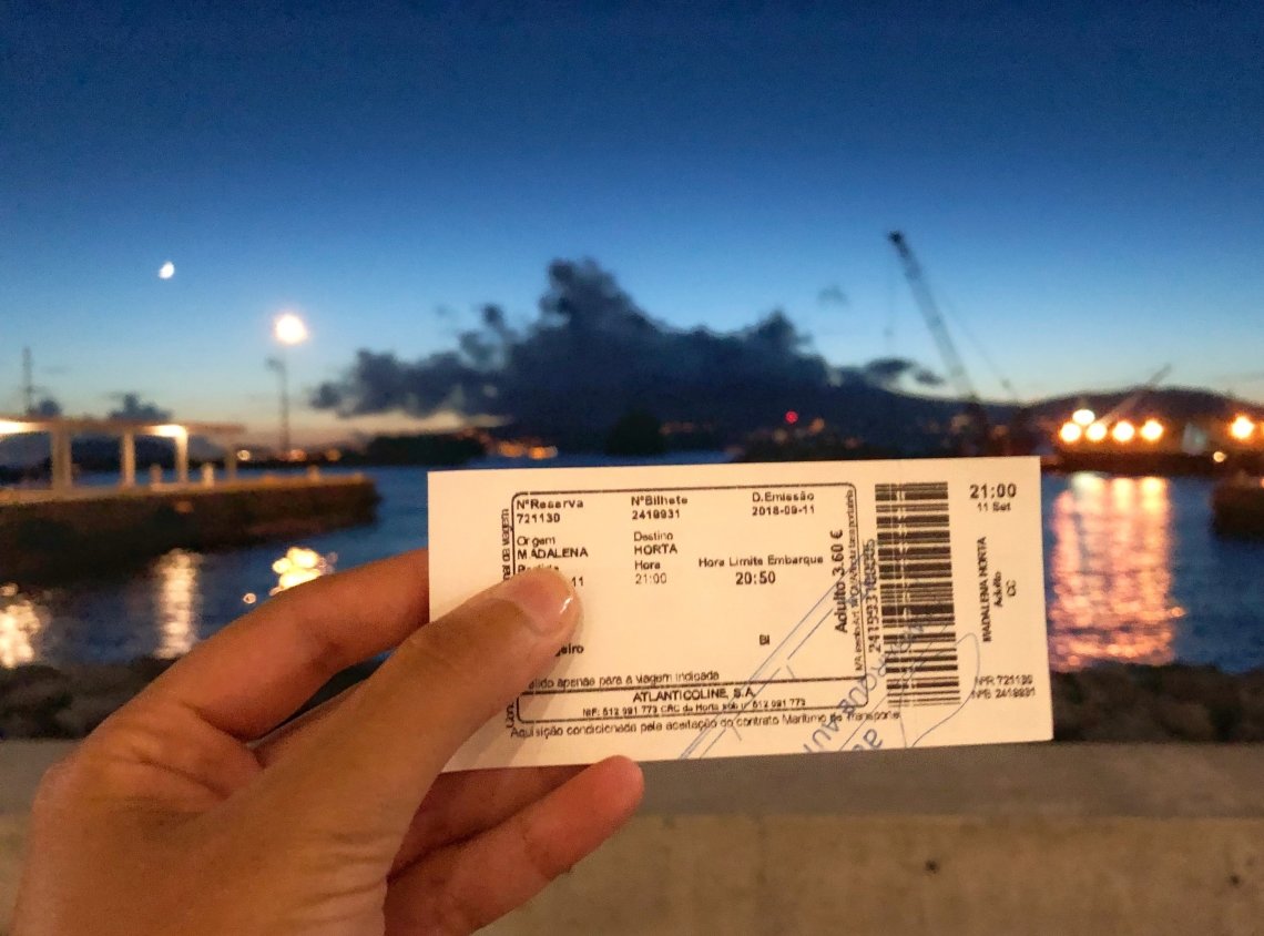 Viagens de Barco Entre as Ilhas dos Açores, Portugal